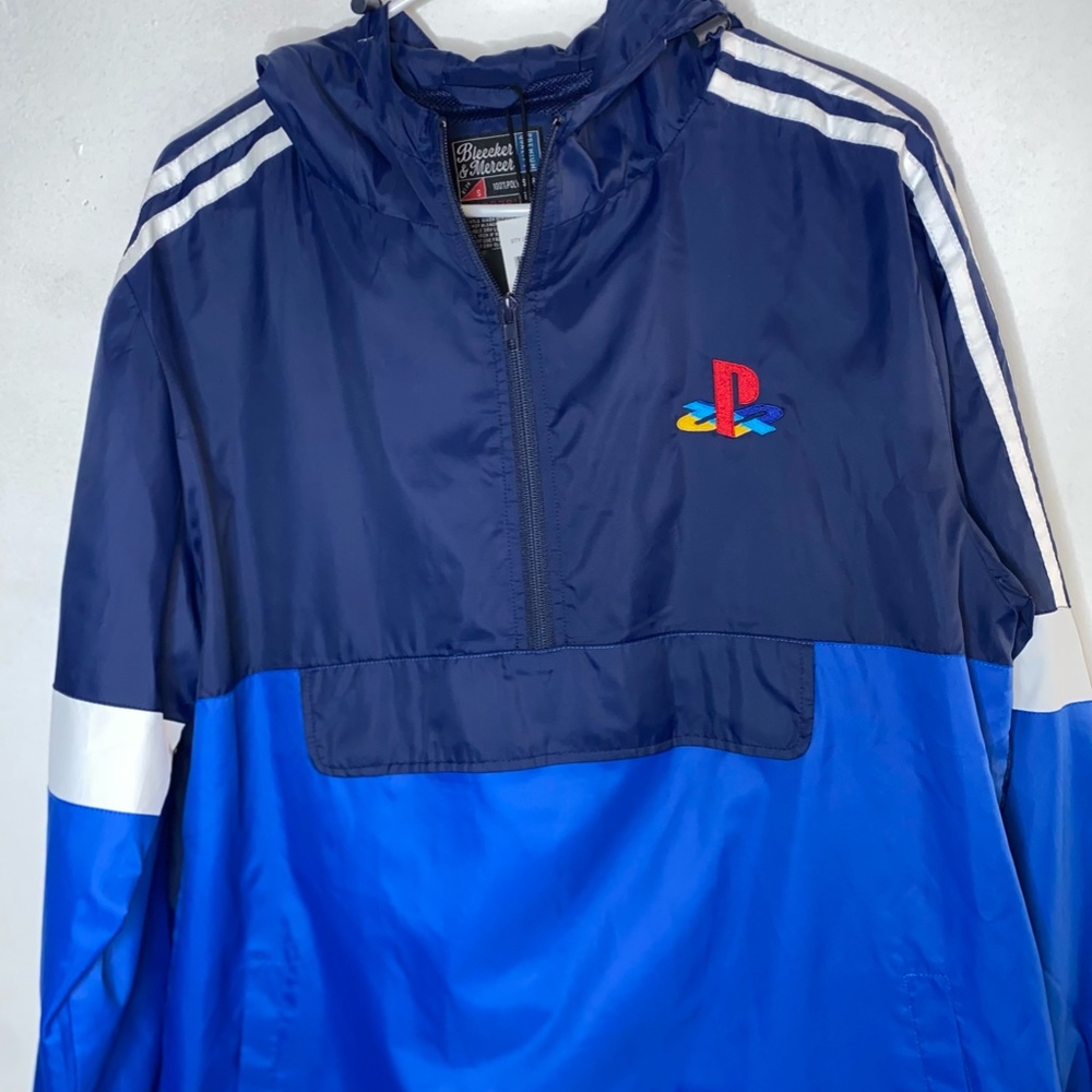 Bleecker & Mercer Playstation Hooded Windbreaker Jacket